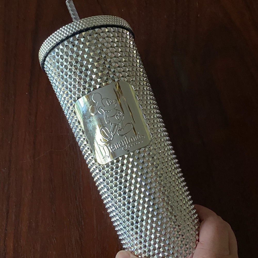 Starbucks Disneyland Silver studded tumbler